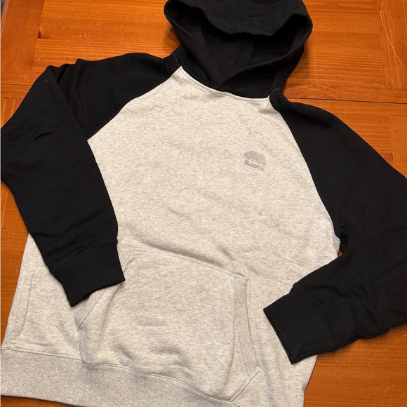 Roots Other - Roots Black and Gray Raglan Hoodie